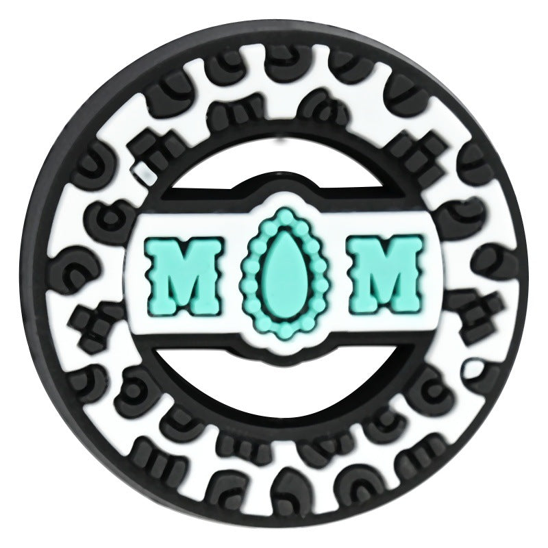 Wholesale   Random 100pcs/pack  Denim series soft rubber ballpoint pen beads